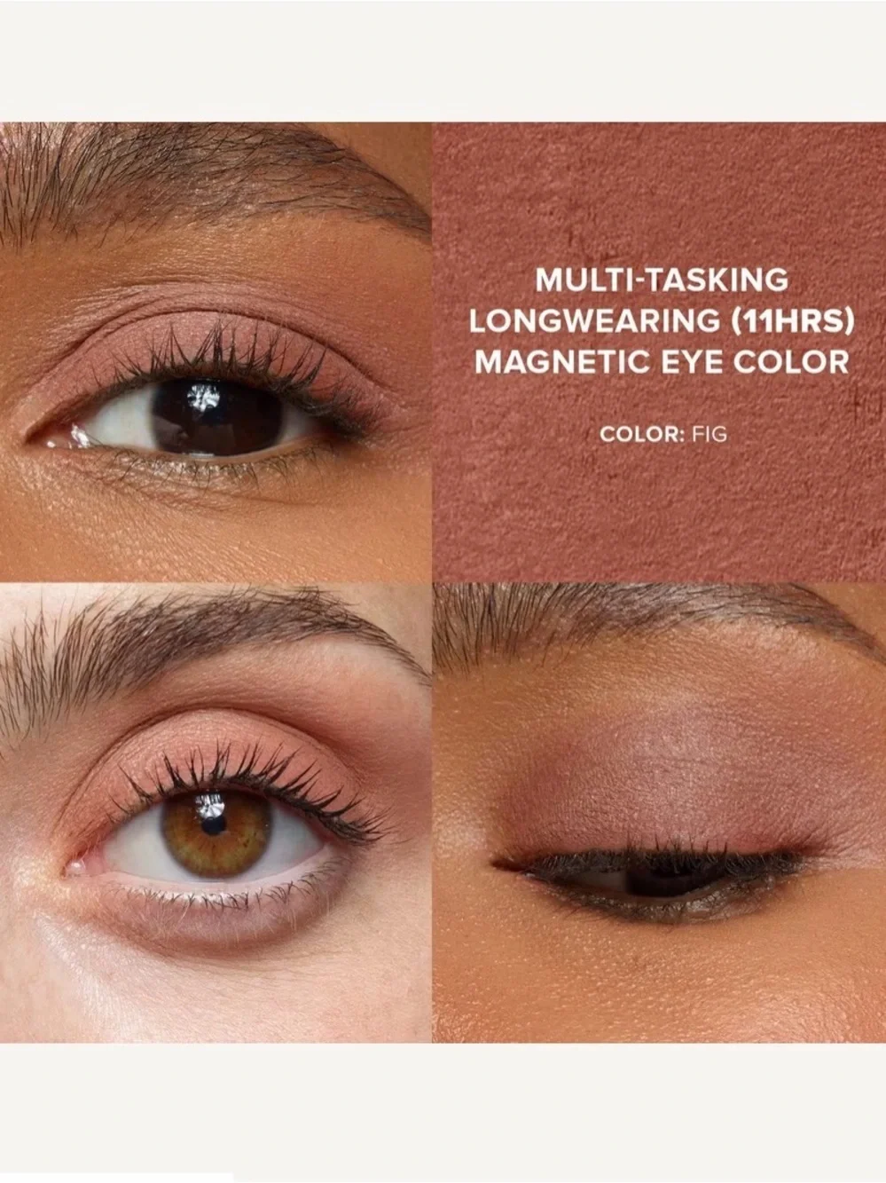 Nudestix Magnetic Matte Eye Color - Fig (warm brown)